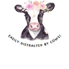 Easily Distracted By Cows, Graphic T-shirt