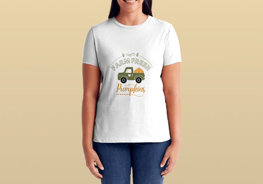 Farm Fresh Pumpkins, Graphic T-shirt