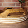 Rustic Round Wooden Tray